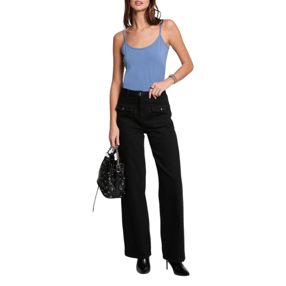 Morgan De Toi Women's Stretch Cotton Canvas Tank Top - Blue