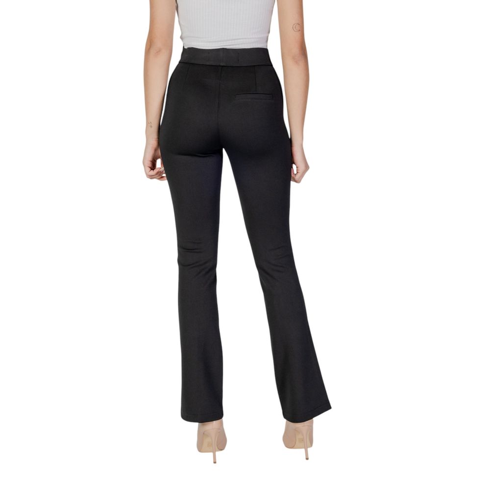 Street One Women's Skinny Stretch Polyester & Viscose Trousers - Black