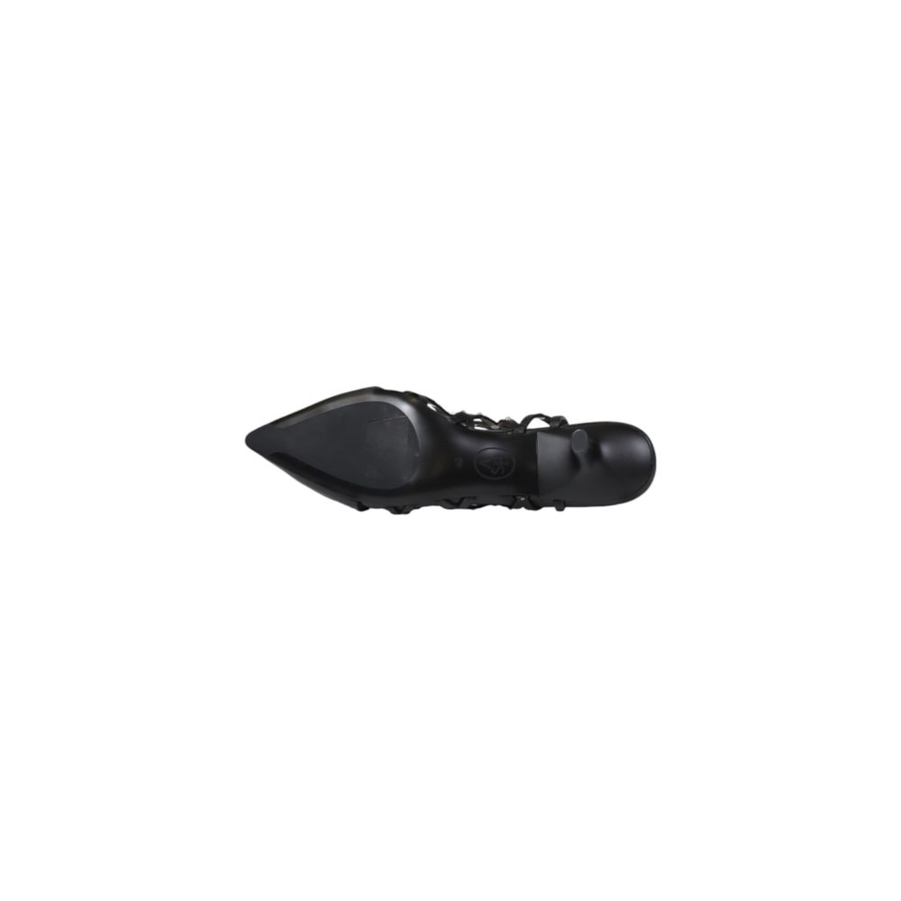 ASH Women's Plush Leather High-Heel Pumps Heels - Black