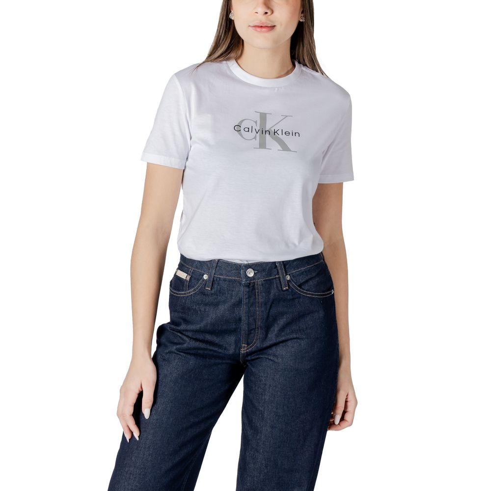 Calvin Klein Jeans Women's Cotton T-Shirt - White