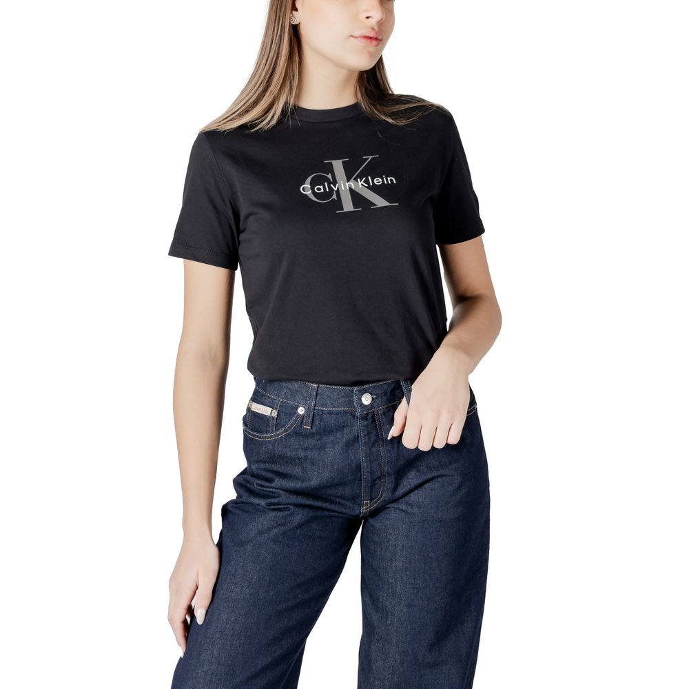 Calvin Klein Jeans Women's Cotton T-Shirt - Black
