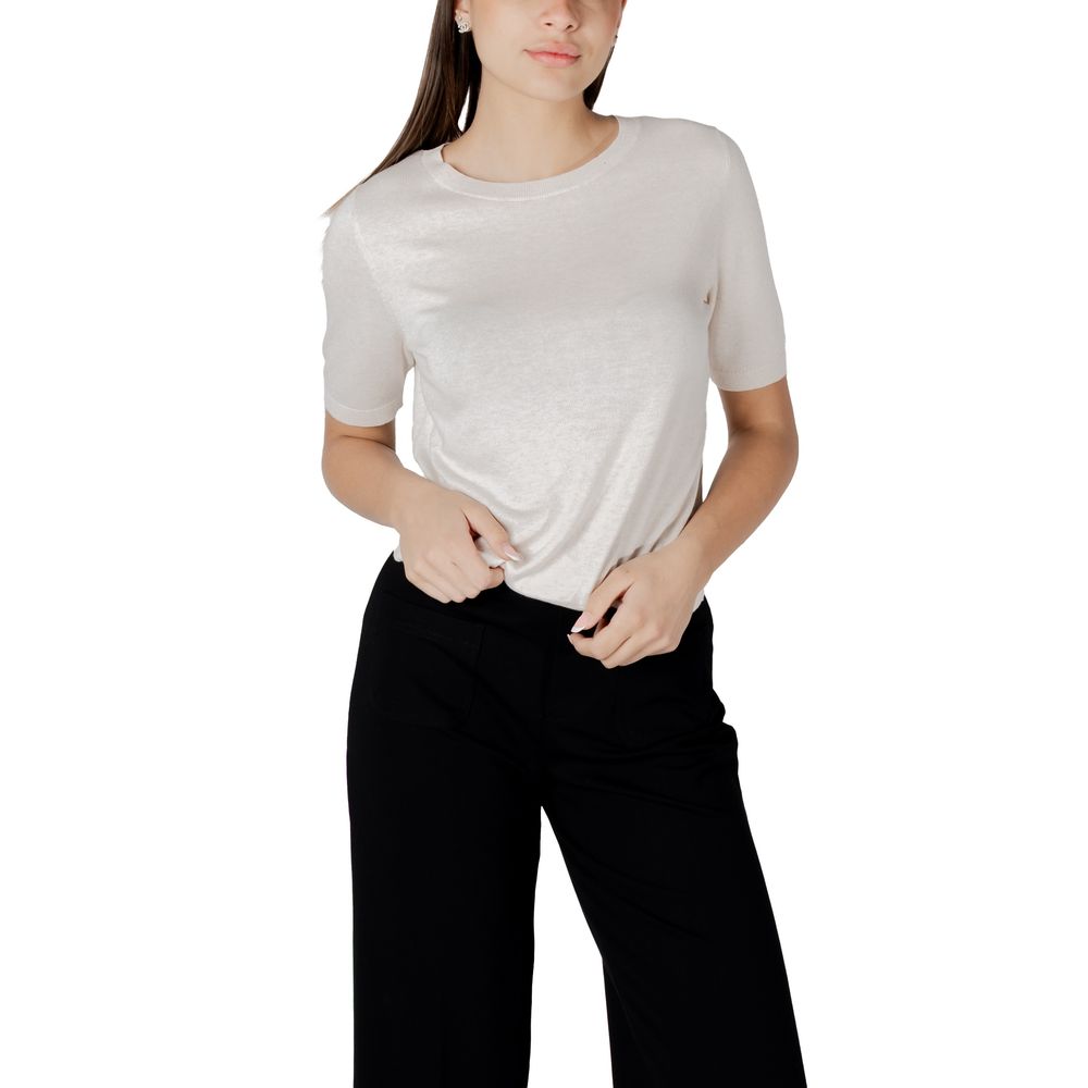 Street One Women's Viscose Cotton Sweatshirt - Beige