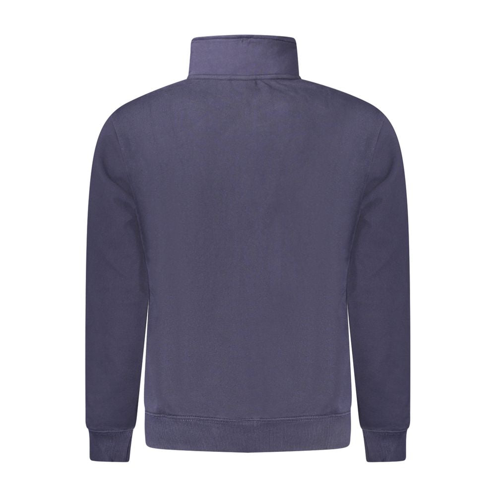 Sweatshirt by Napapijri for men in cotton blue & print features an exquisite silhouette, showcasing and details for a exquisite look.
