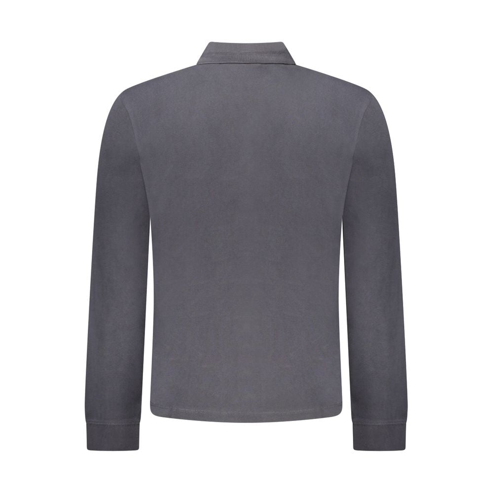 Polo Shirt by Napapijri for men in cotton black & signature showcases a enviable silhouette, featuring a refined and for a enviable finish.