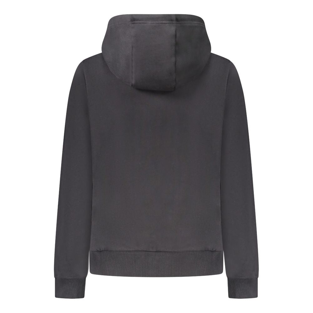 Hooded Sweatshirt Hoodie by Napapijri for women in cotton polyester black features a authentic silhouette, showcasing a sophisticated and authentic detail for a refined finish.