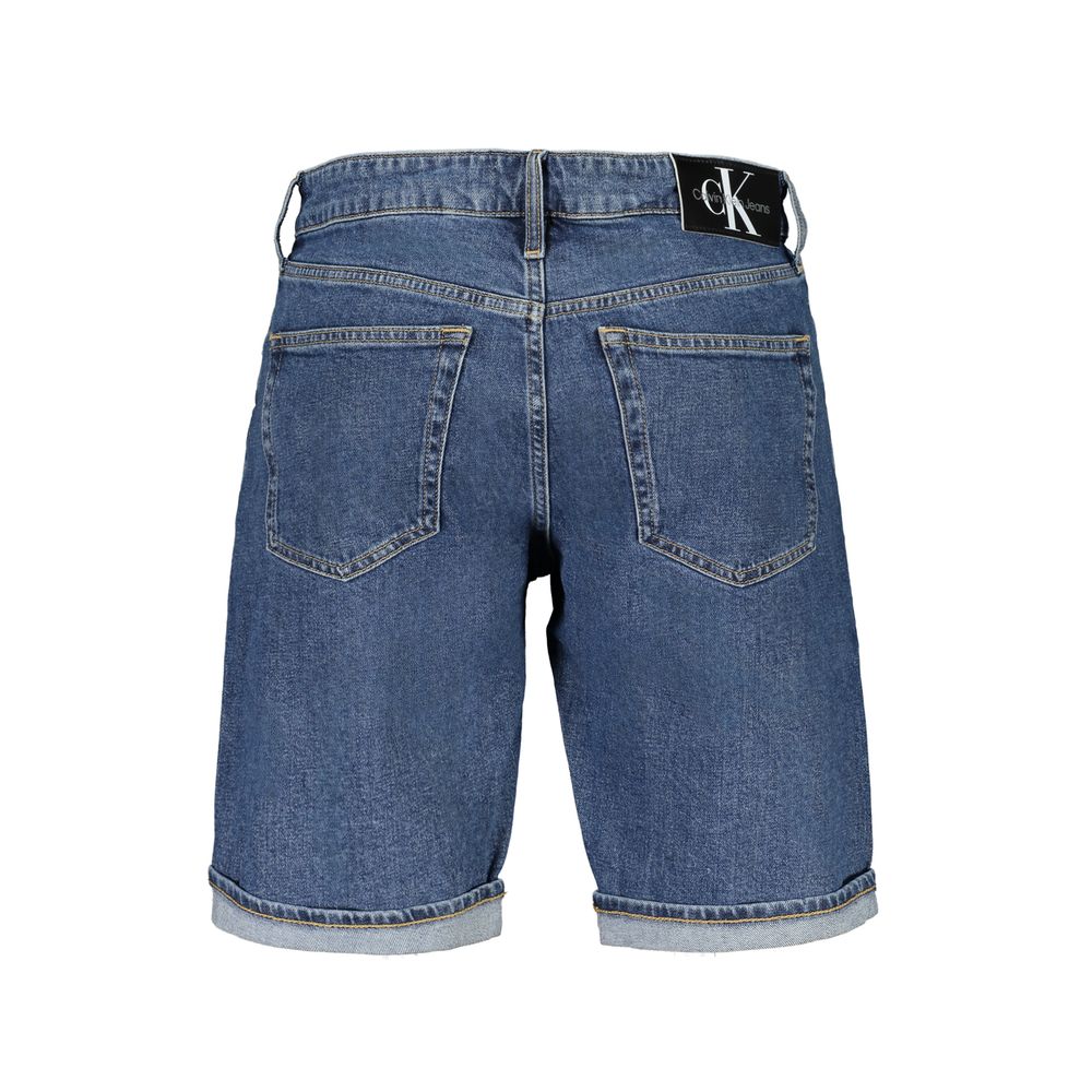Calvin Klein Men's Regular-Fit Cotton Denim Shorts - Blue