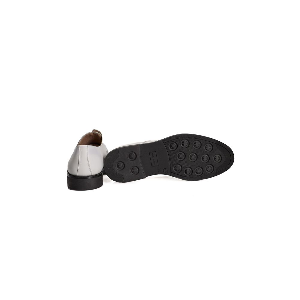 Roberto Pepe Luxury White Calfskin Loafer