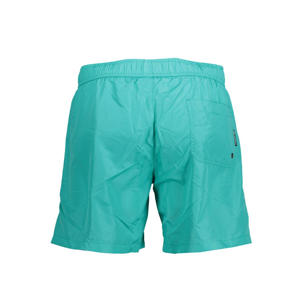 Karl Lagerfeld Men's Polyester Swim Shorts - Green