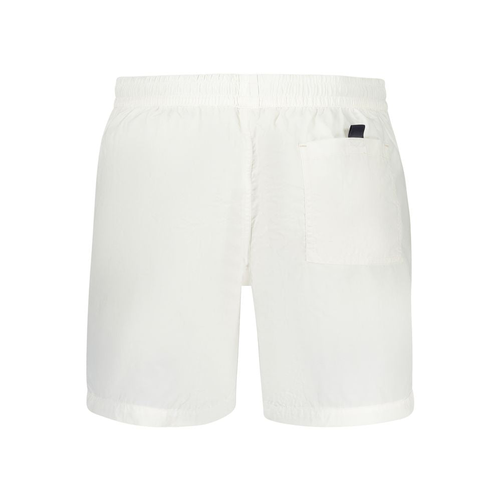 Swim Shorts by Norway 1963 for men in polyamide white & print features an glamourous silhouette from the Men's Polyamide Swim Shorts collection, highlighting a refined fit and glamourous cut for a premium poolside look.