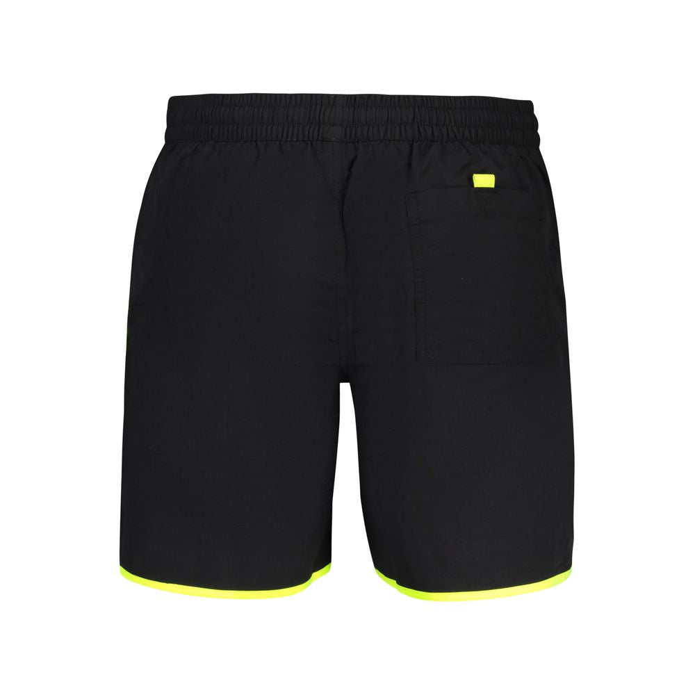 Norway 1963 Men's Polyamide Swim Shorts - Black Print