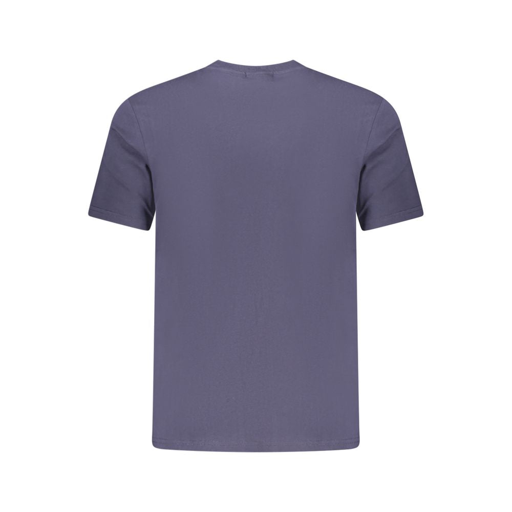 Napapijri Blue Cotton Men T-Shirt