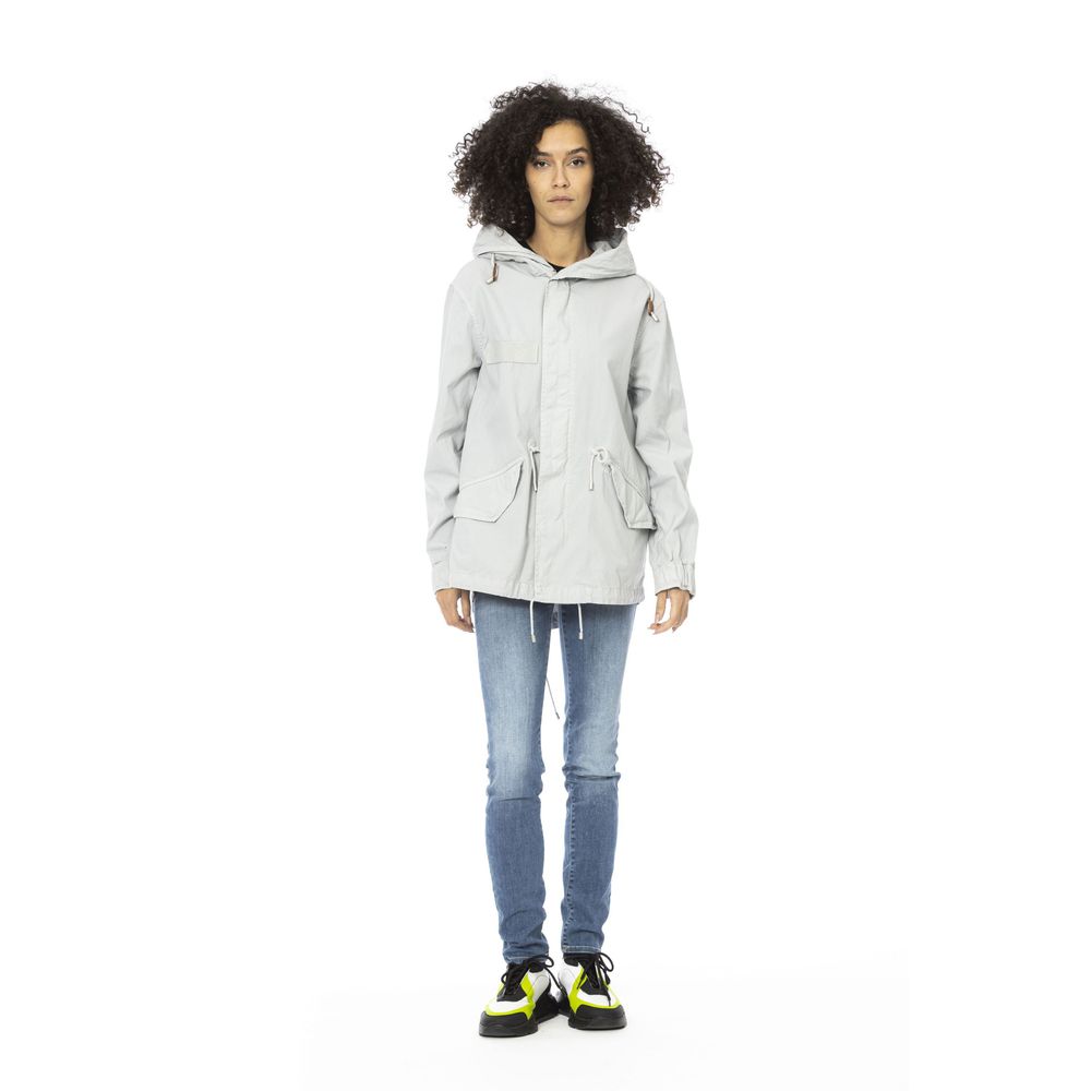 Mr&Mrs Italy Silver Cotton Jackets & Coat
