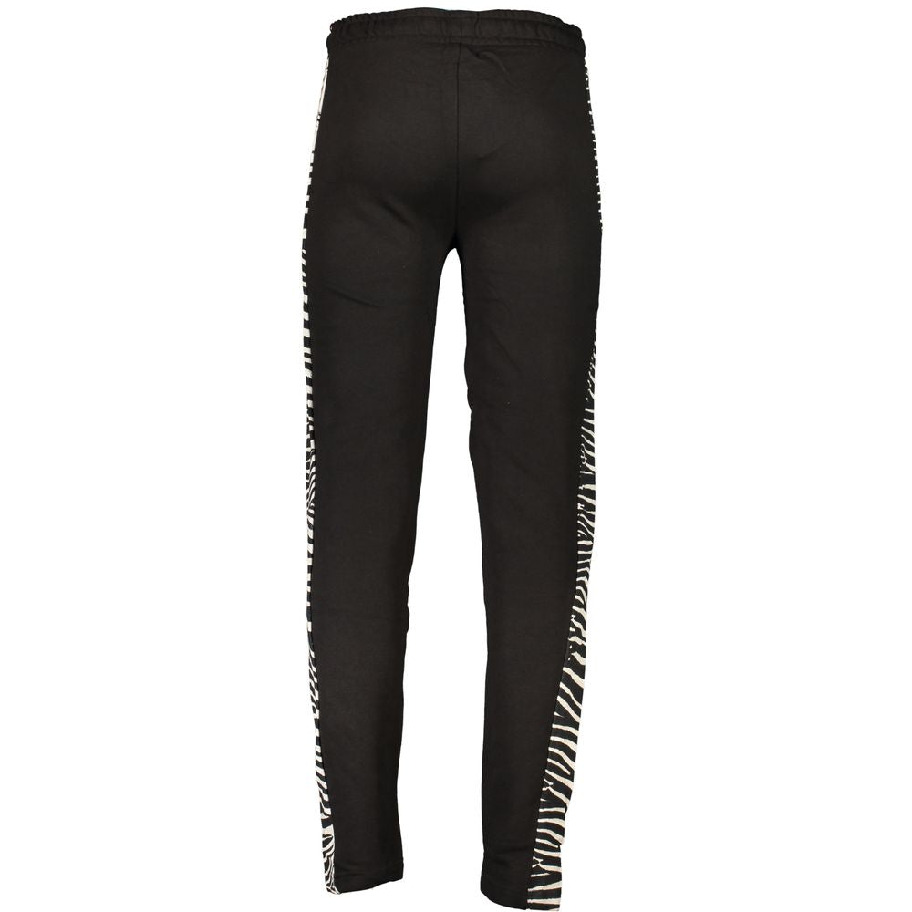 Cavalli Class Black Cotton Pant