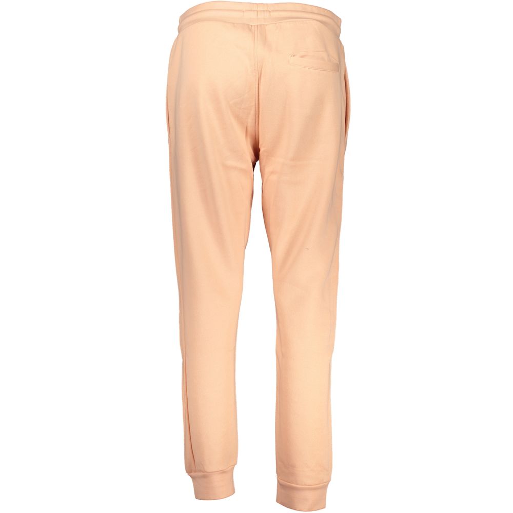 Trousers by Cavalli Class for men in cotton pink features an on trend silhouette, showcasing a sophisticated athletic with a long and for an on trend finish.