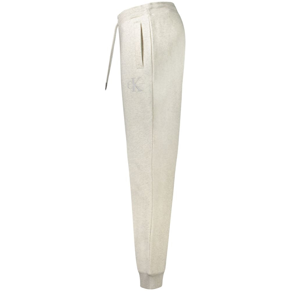 Joggers by Calvin Klein for men in cotton gray features a polished silhouette with a polished , reaching a polished long and finished with a polished .