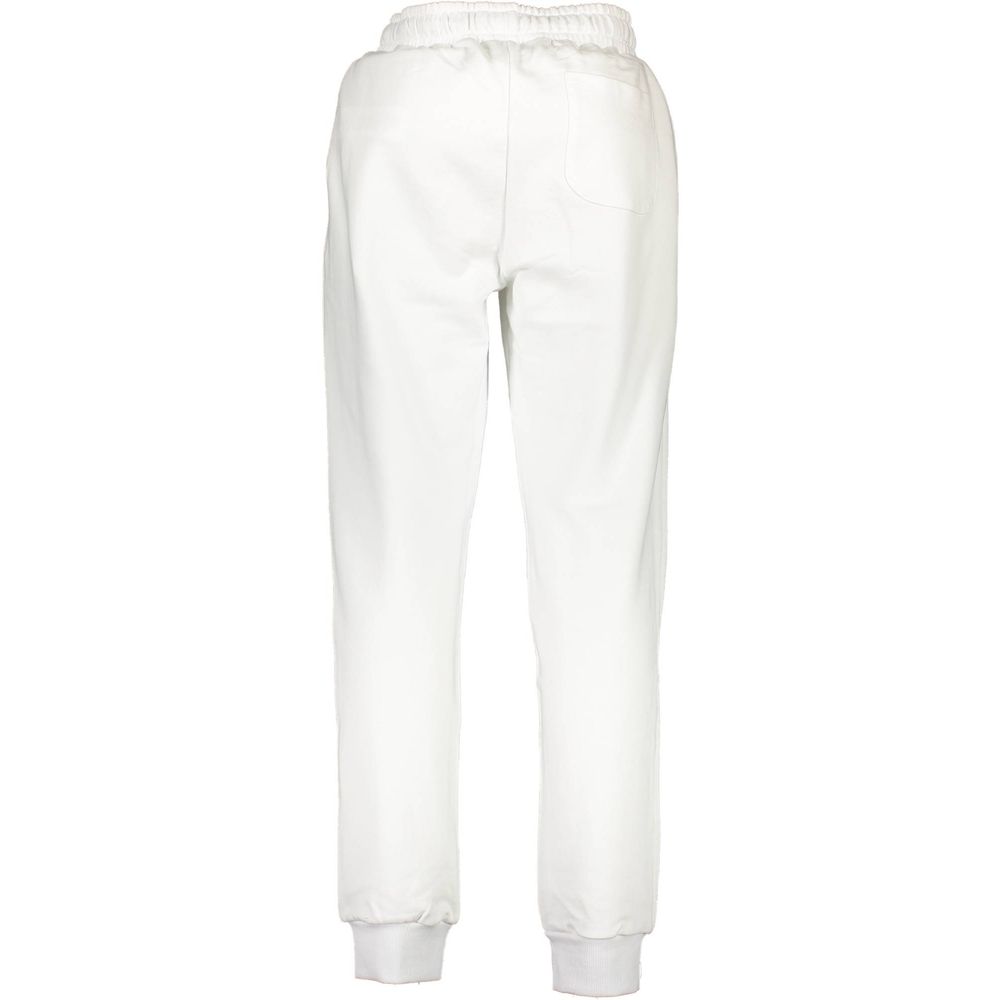 Joggers by La Martina for men in cotton white presents a refined pantology silhouette, artfully defined by a refined pantology , long, and a sophisticated .