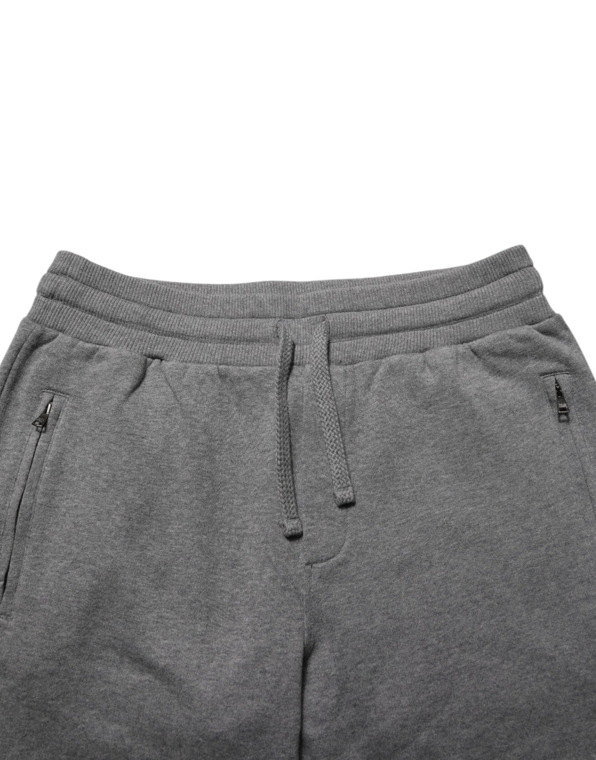 Dolce & Gabbana Men's Tapered Leg Athletic Relaxed Fit Regular Cotton Jogger Sweatpants - Gray