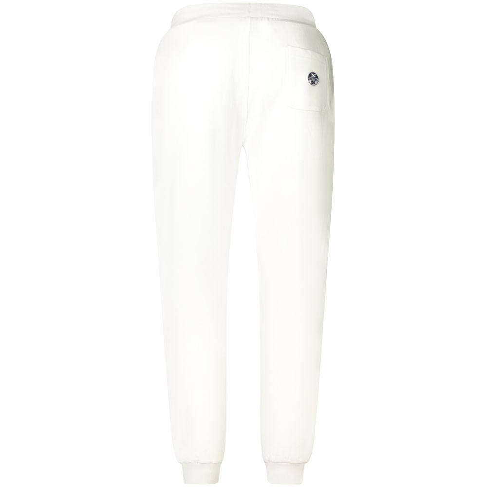 Jogger Sweatpants by North Sails for men in cotton white features a athletic athletic & relaxed-fit with a and long, showcasing athletic adjustable-waistband for a sophisticated performance look.