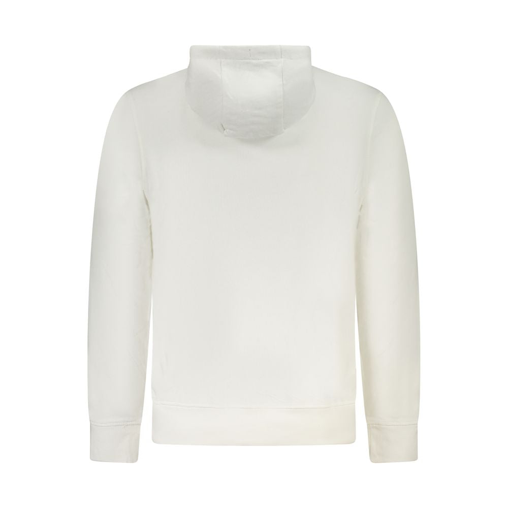 Hooded Sweatshirt Hoodie by North Sails for men in cotton white features a edgy silhouette, detailed with a edgy and for a refined finish.