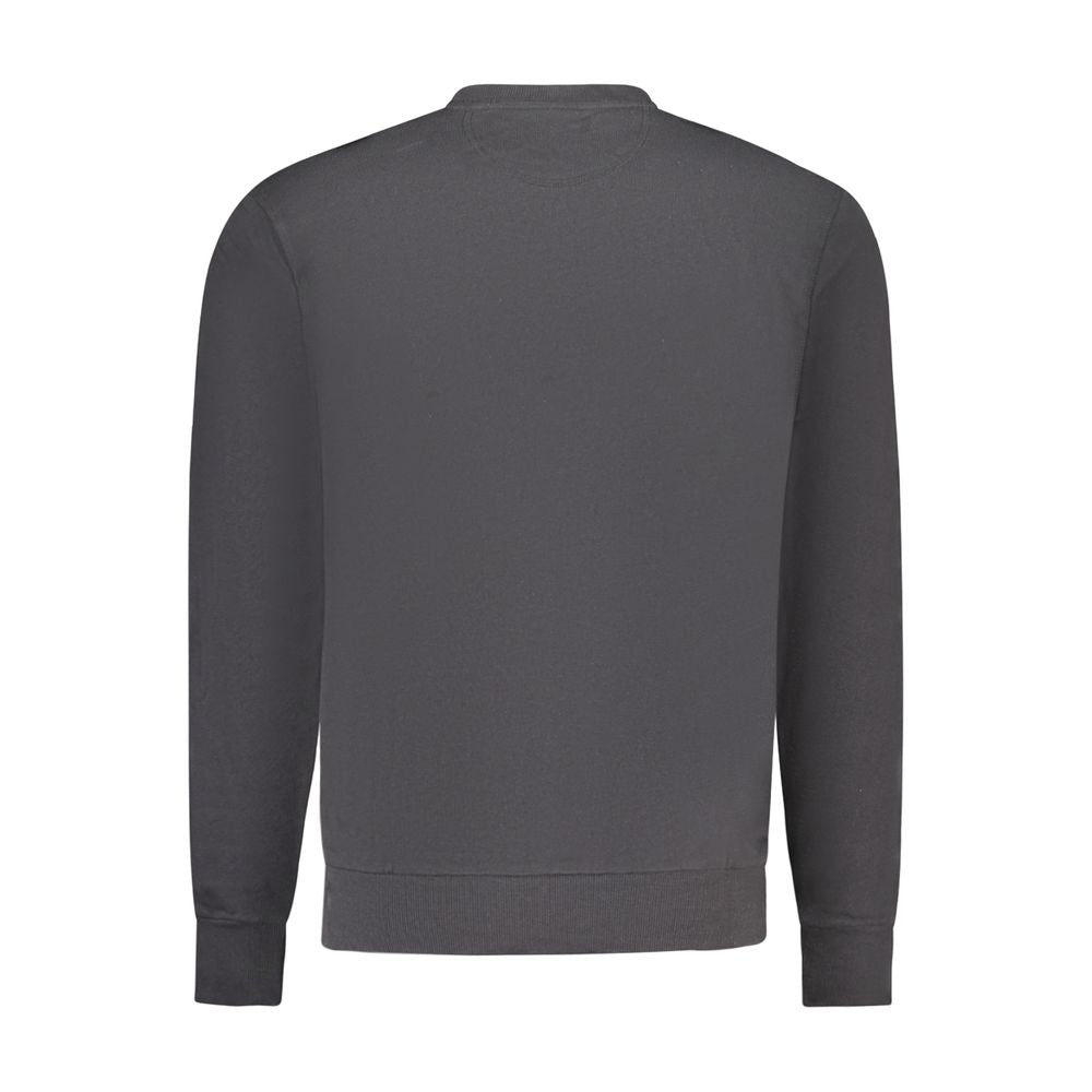 Sweatshirt by North Sails for men in cotton black & print features an magnificent silhouette, showcasing a sophisticated crew neckline and detail for a truly magnificent finish.