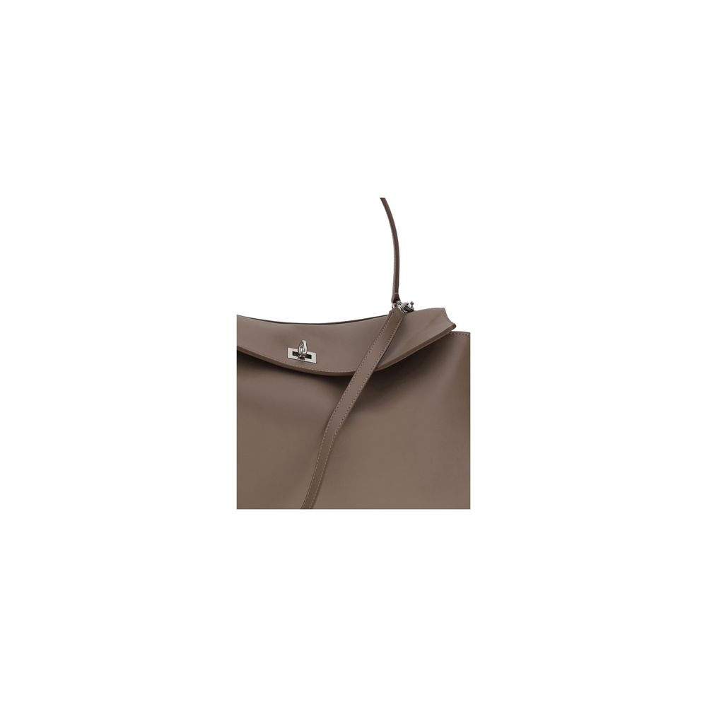 Balenciaga Rodeo Bos Taurus Calf Leather Shoulder Flap Bag - Gray