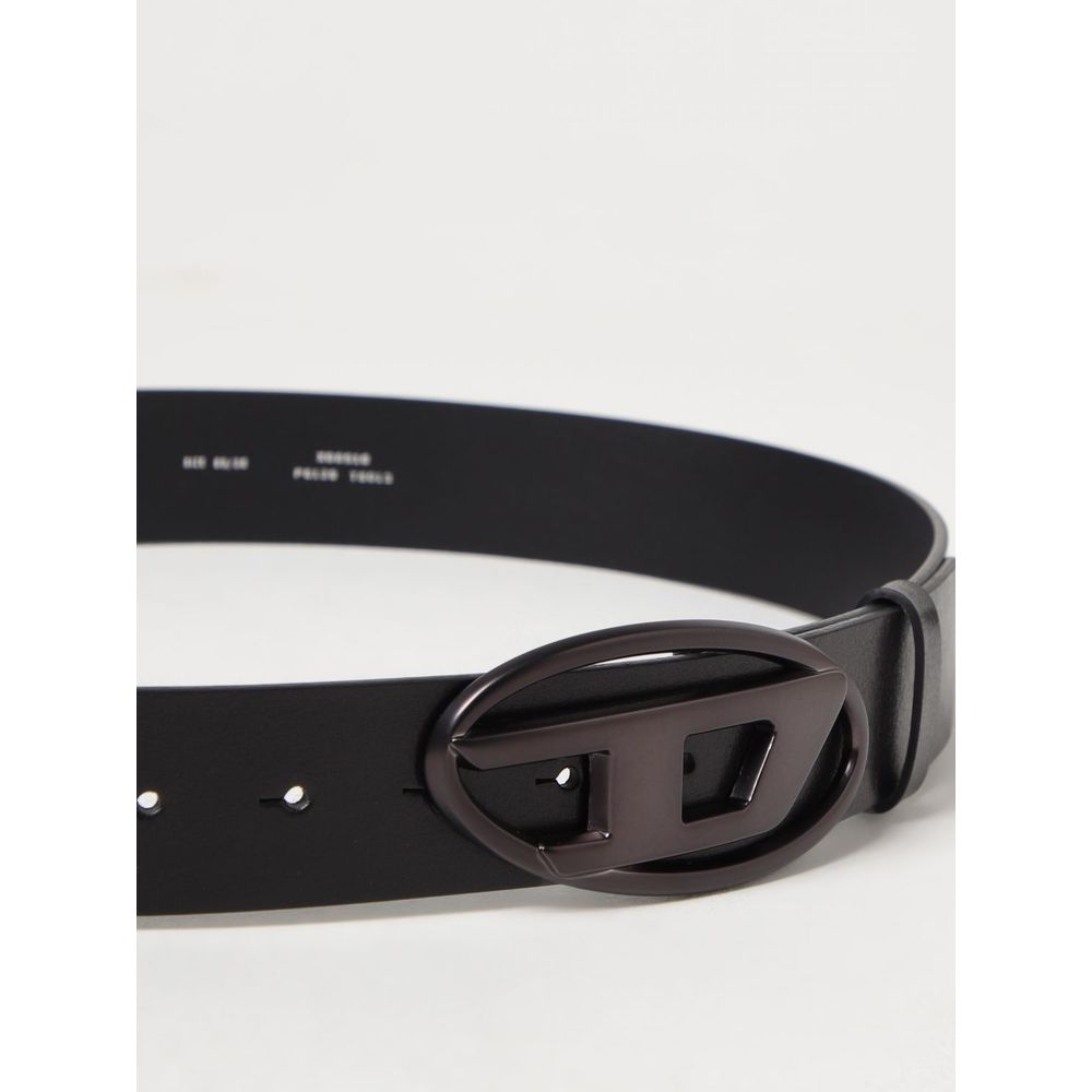 Diesel Leather Belt - Black