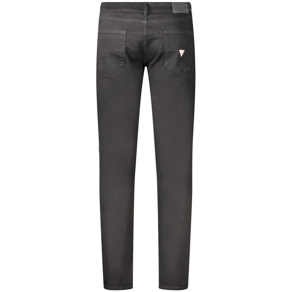 Guess Jeans Men's Skinny Denim Cotton Jeans - Black