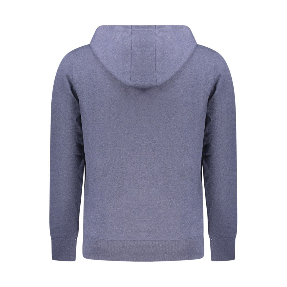 Accademia Militare Essence Men's Cotton Polyester Hooded Sweatshirt Hoodie - Blue