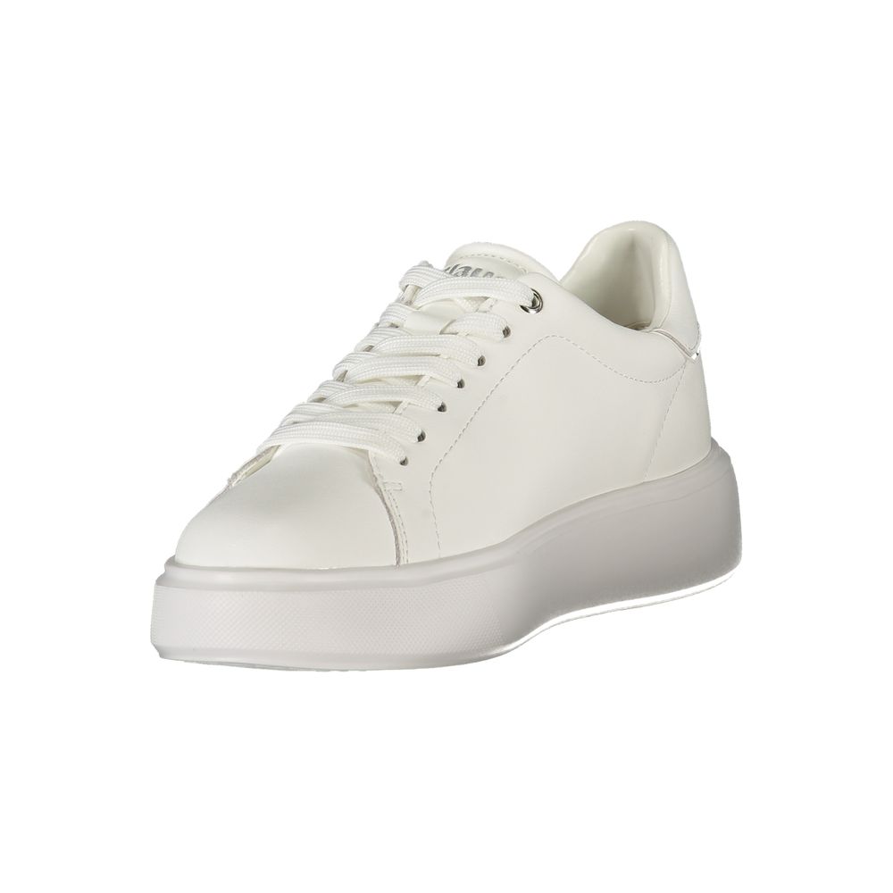Blauer Essence Women's Athletic Polyester Polyethylene Leather Sneakers - White