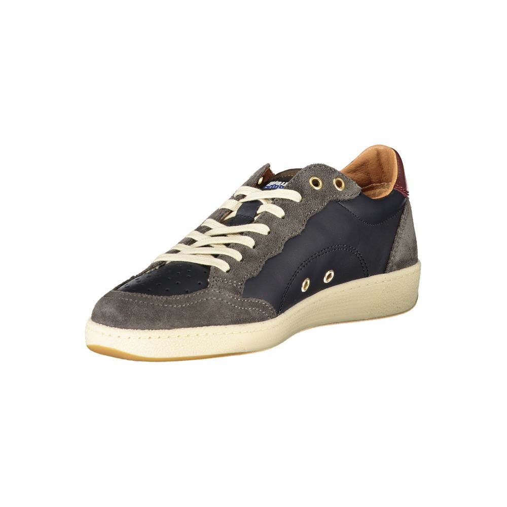 Athletic Sneakers Blauer men polyester polyethylene leather blue & print featuring a avant-garde Essence Men's Athletic Polyester Polyethylene Leather Sneakers design with a avant-garde athletic style for a refined finish.