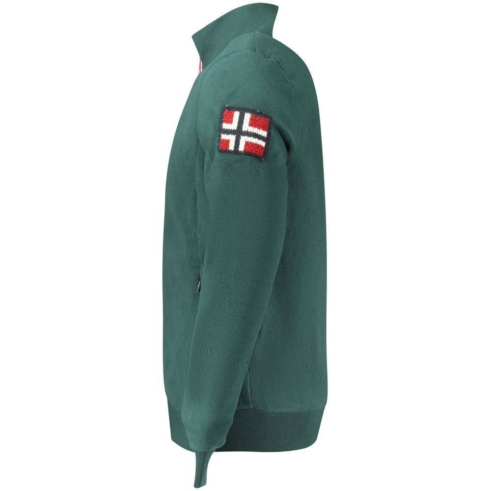 Sweatshirt by Norway 1963 for men in polyester green & signature features an provocated silhouette, detailed with a provocated and a refined for a sophisticated aesthetic.