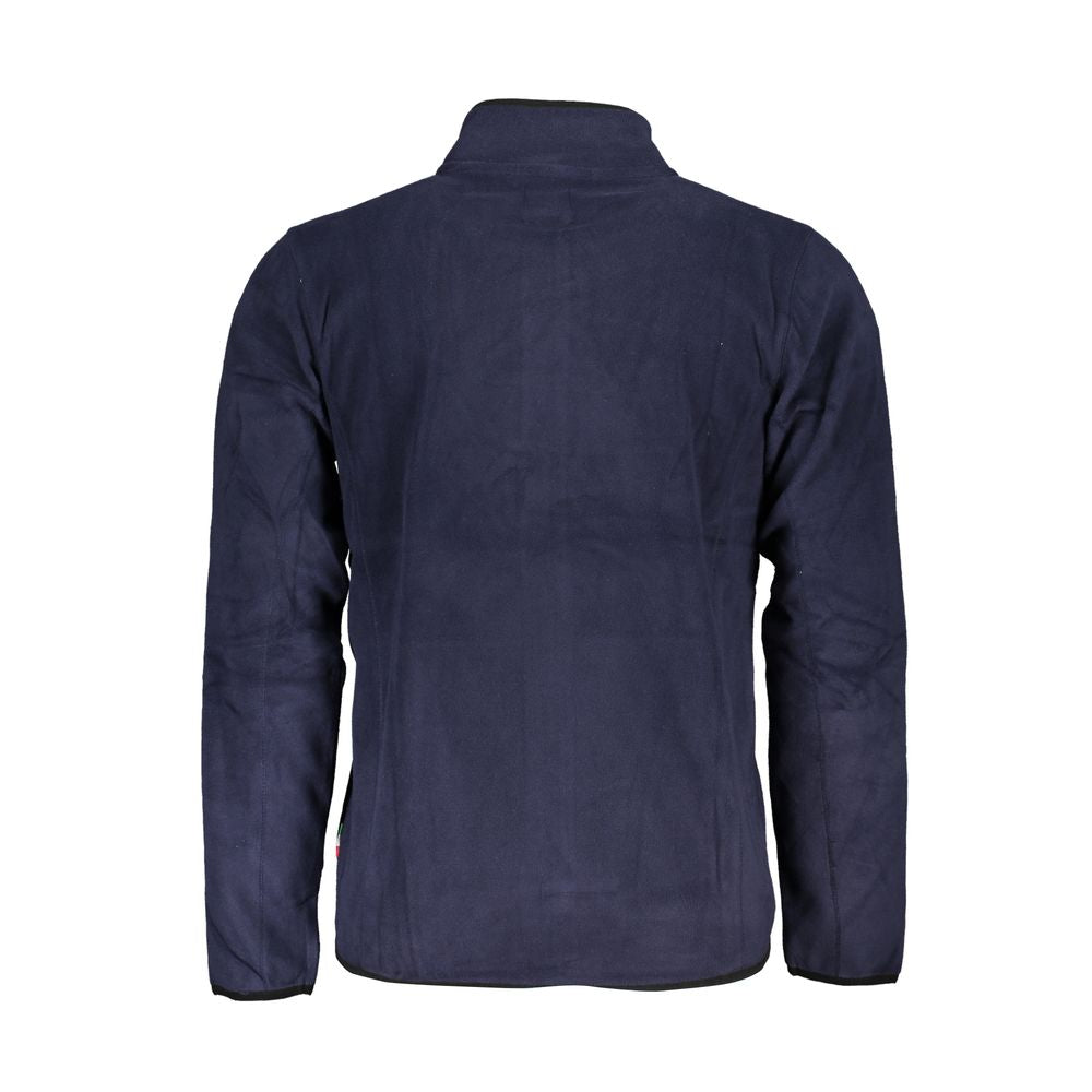 Sweatshirt by Gianmarco Venturi for men in polyester blue presents a smart casual silhouette, featuring a smart casual and for a sophisticated look.