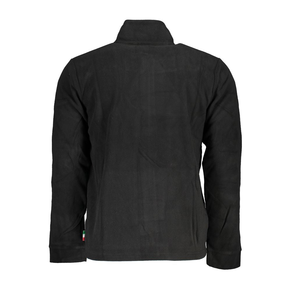 Sweatshirt by Gianmarco Venturi for men in polyester black features an enviable silhouette, showcasing a premium and refined for a truly enviable finish.