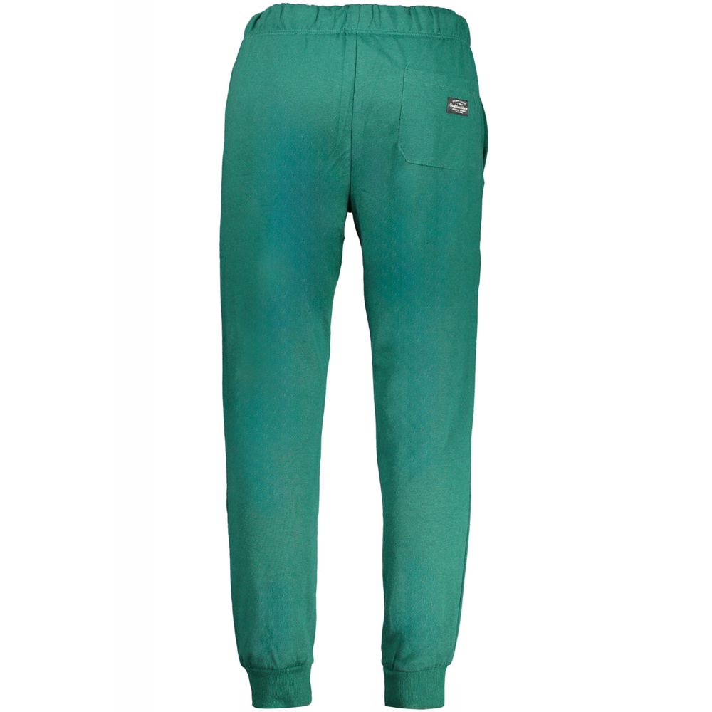 Gianmarco Venturi Men's Athletic Cotton Joggers - Green Signature