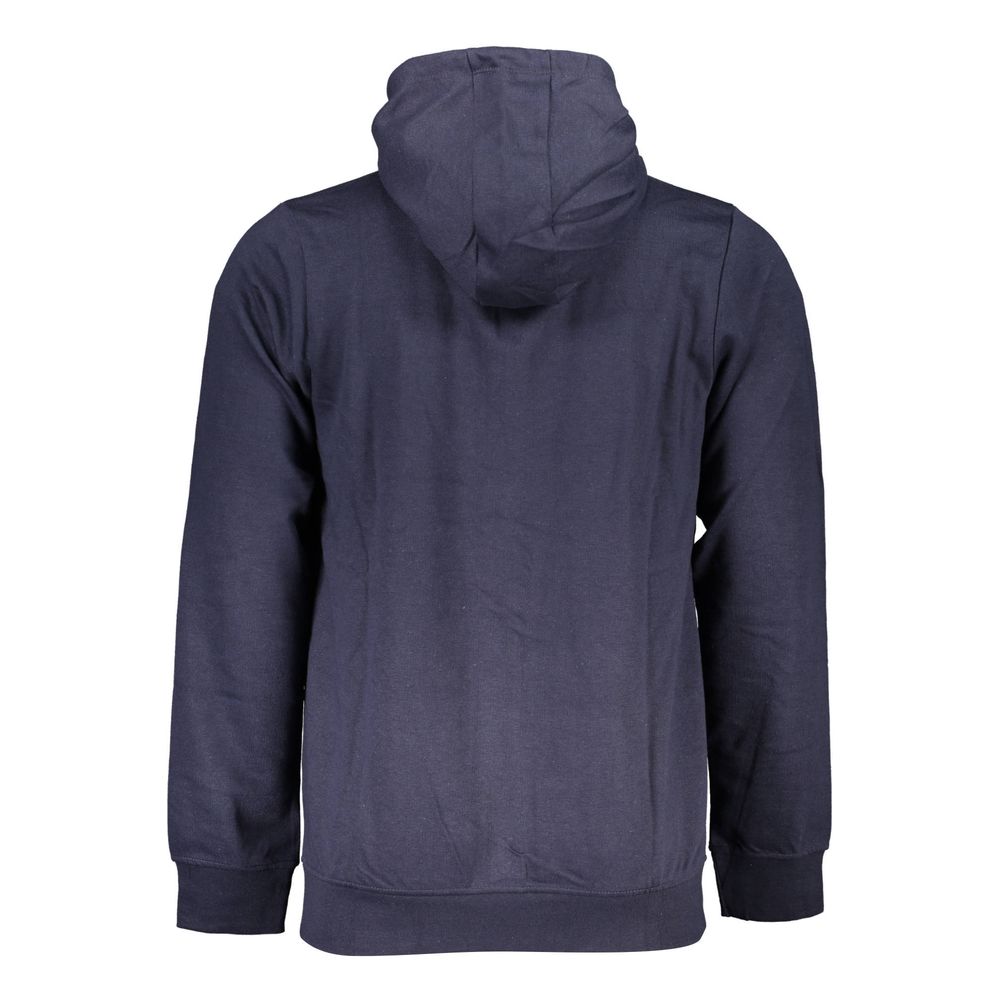 Hooded Sweatshirt Hoodie by Gianmarco Venturi for men in cotton blue features an luminous silhouette, showcasing a sophisticated hooded neckline and for a truly luminous look.