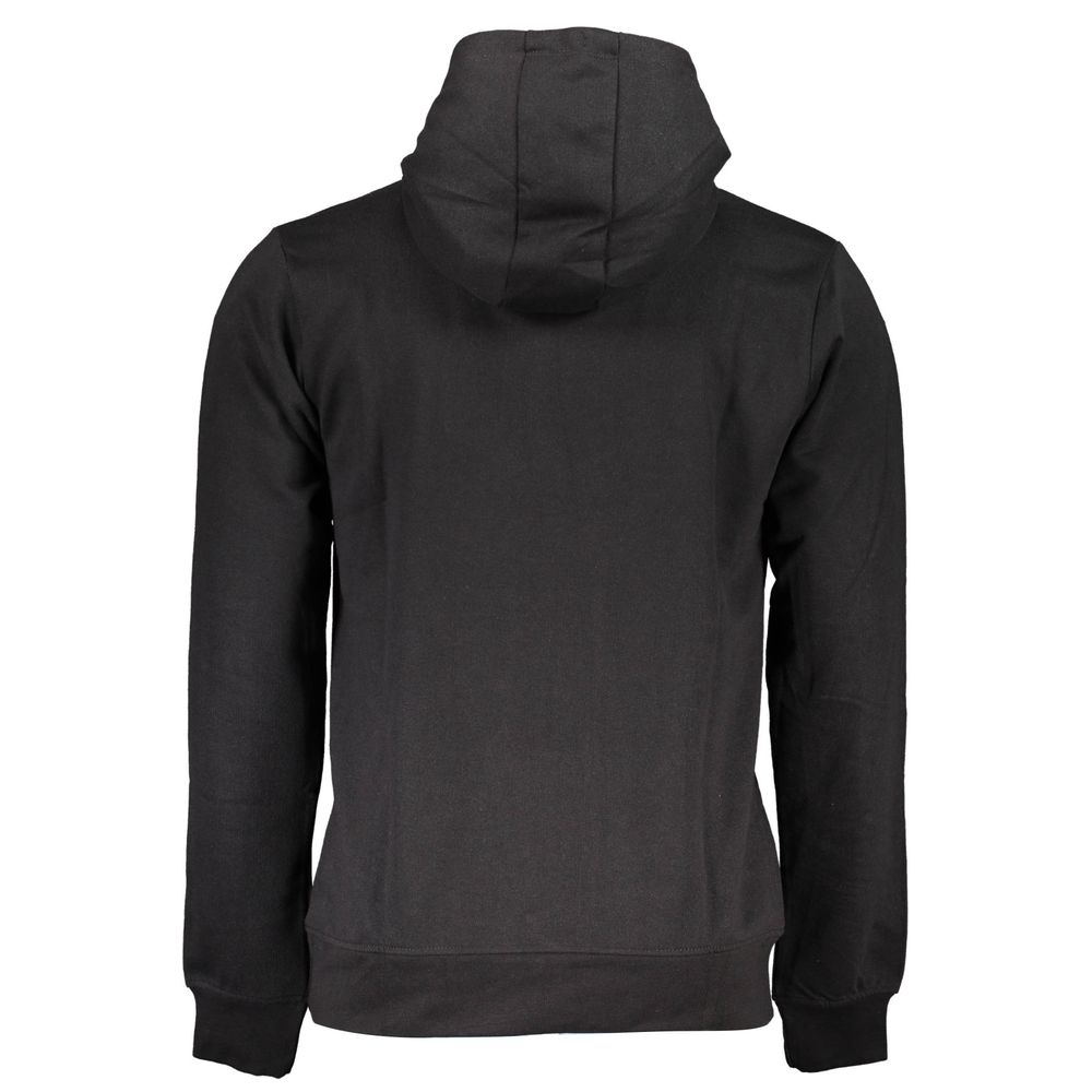 Hooded Sweatshirt Hoodie by Gianmarco Venturi for men in cotton black & print features a edgy silhouette, detailed with a edgy hooded neckline and for a refined finish.