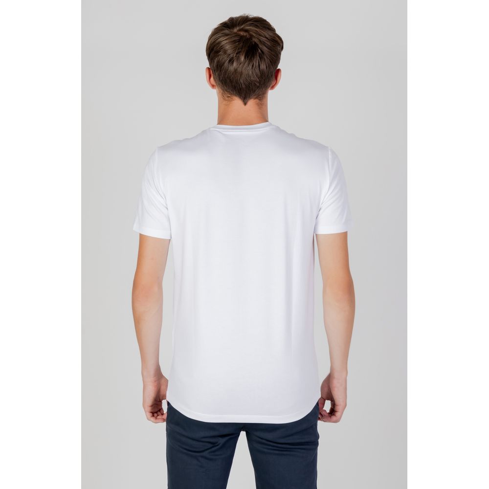 Armani Exchange Men's Cotton Polyester T-Shirt - White