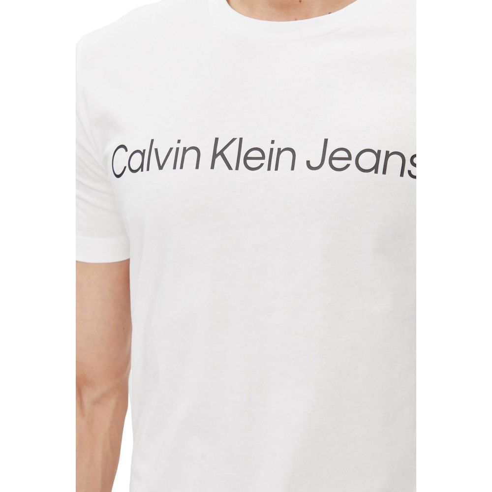 Calvin Klein Jeans Men's Cotton T-Shirt - White