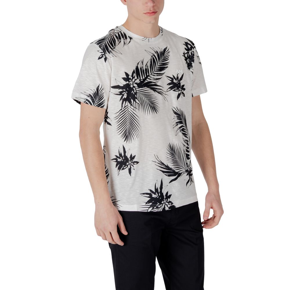Antony Morato Men's Cotton Activewear T-Shirt - White