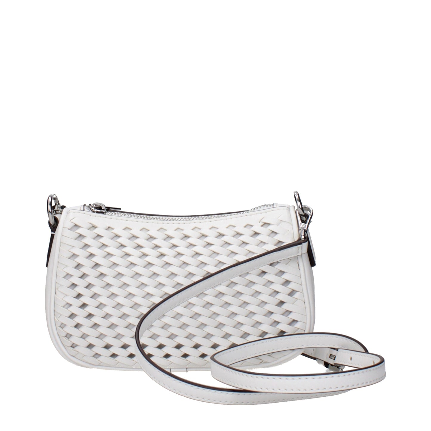 Michael Kors White Leather Handbags