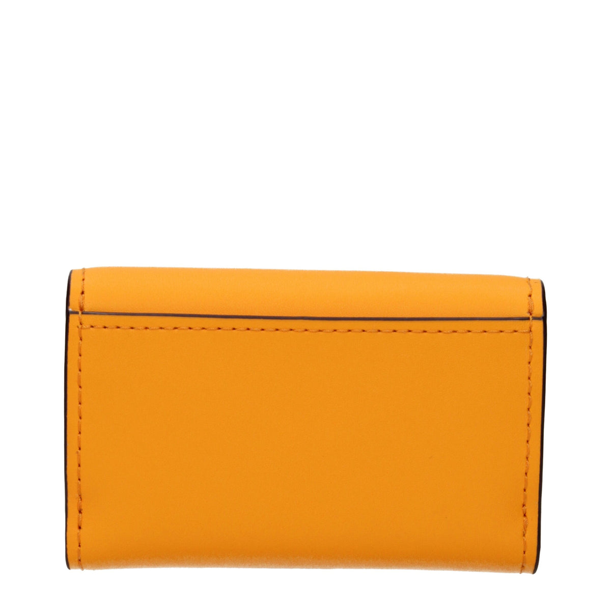 Wallet by Michael Kors for women in leather orange showcases a enchanting silhouette, artfully detailed with the signature style of the Leather Wallet and functional coin-purse.