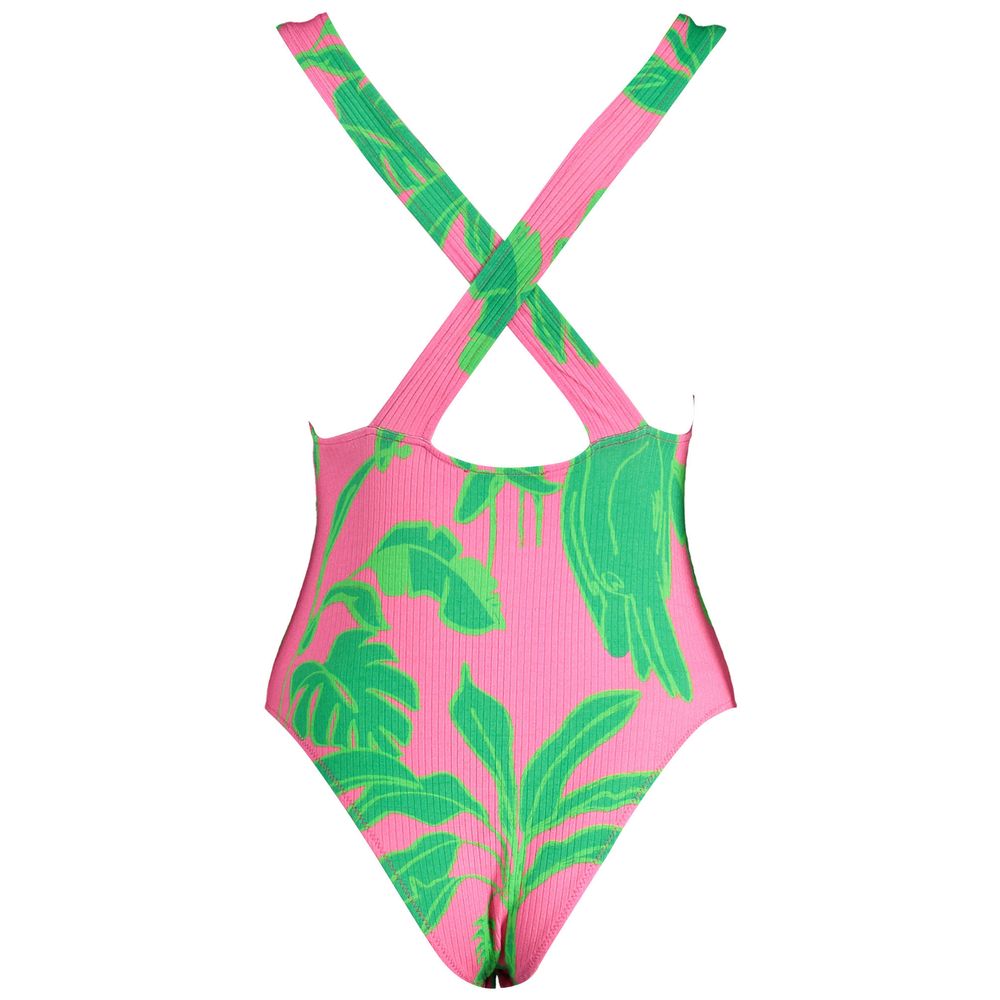 Top by Desigual for women in elastane pink features an sumptuous silhouette, showcasing a sophisticated and sumptuous for a refined look.