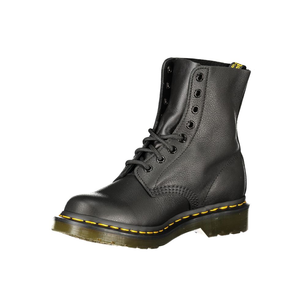 Lace-Up Ankle Boots by Dr. Martens for women in polyester black features an high-performance design from the Virginia Women's Polyester Lace-Up Ankle Boots collection, highlighting a high-performance and for a refined look.