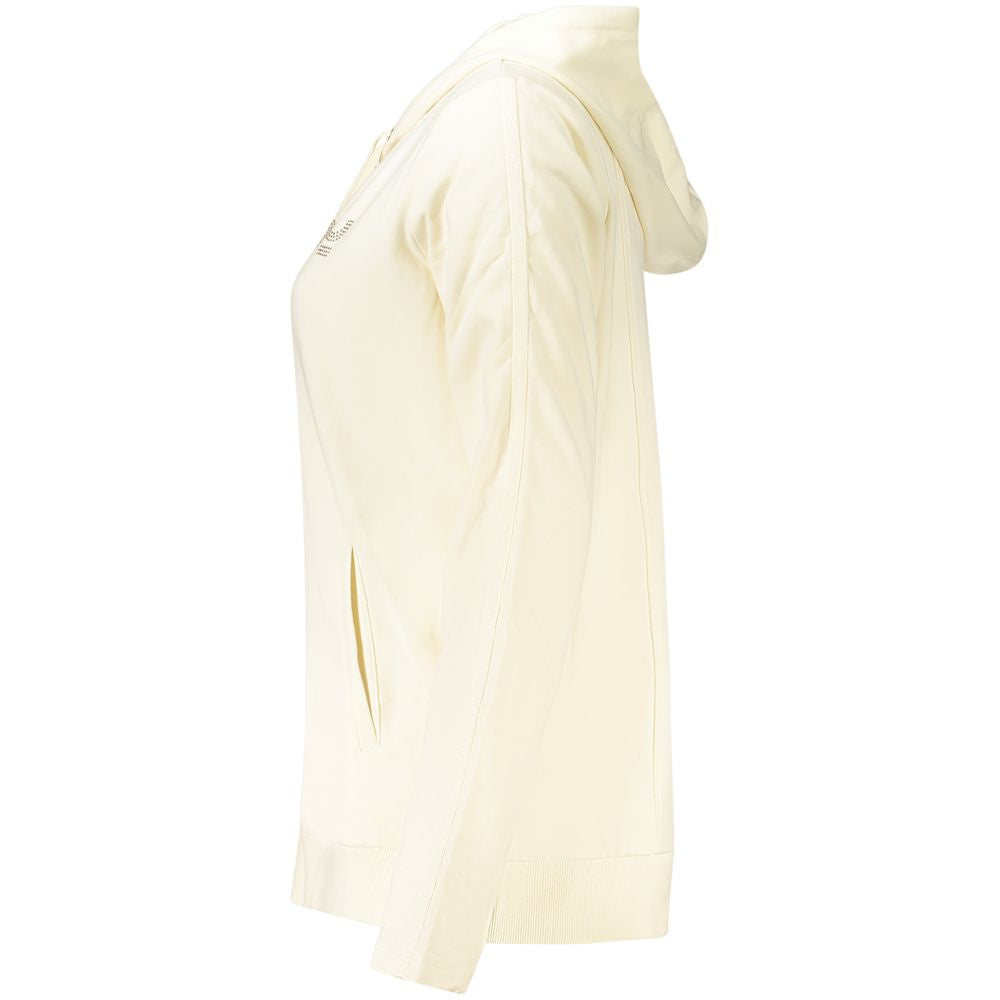 Sweatshirt by Freddy for women in cotton & rhinestone white, signature & print features an magnificent silhouette, showcasing a sophisticated and detail for a truly magnificent finish.