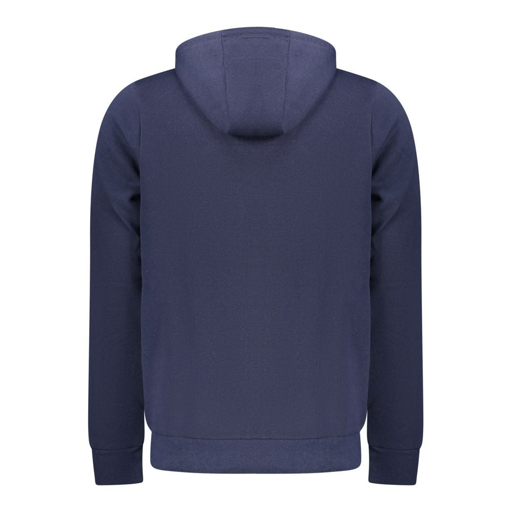 Hooded Sweatshirt Hoodie by Norway 1963 for men in cotton blue showcases a city-ready silhouette, artfully detailed with a signature and for a city-ready finish.