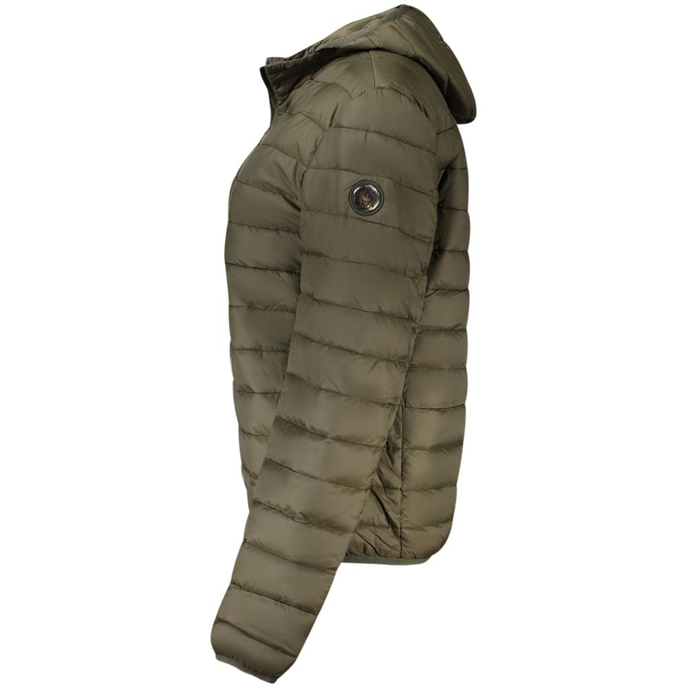 Cavalli Class Green Polyester Jackets & Coat