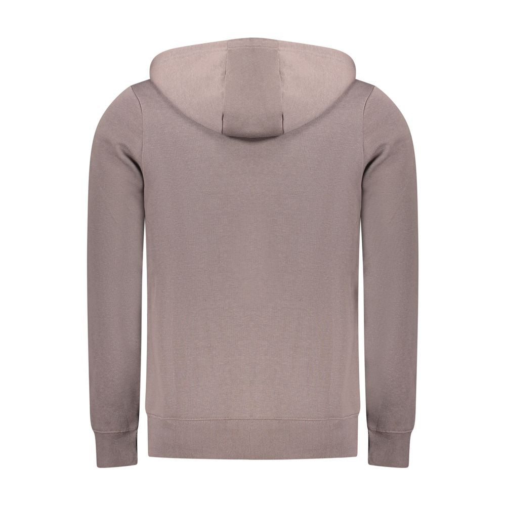 Hooded Sweatshirt Hoodie by Norway 1963 for men in cotton brown features an avant-garde silhouette, showcasing a sophisticated and detail for a truly avant-garde finish.