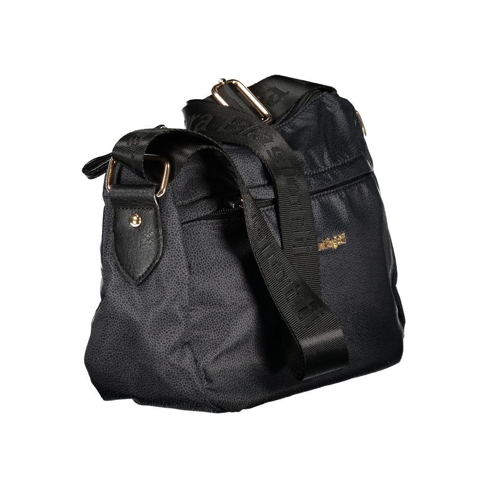 Laura Biagiotti Lorde Polyester Viscose Modal & Nickel Handbag - Black