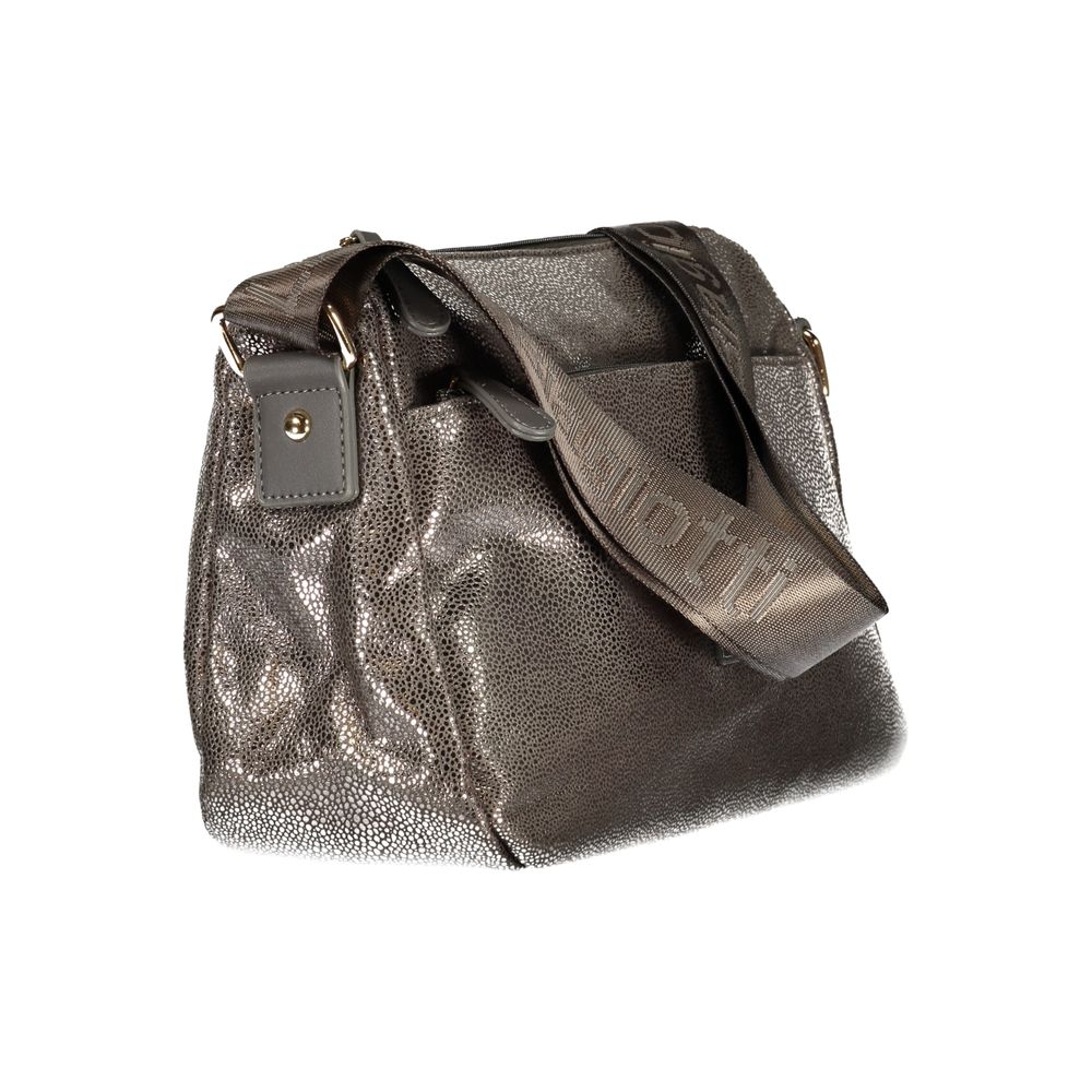 Shoulder Handbag by Laura Biagiotti for women in polyester viscose modal & nickel gray features a exquisite silhouette, showcasing a secure zipper and exquisite external-pockets & internal-pockets with versatile shoulder-strap & adjustable-strap for a exquisite finish.