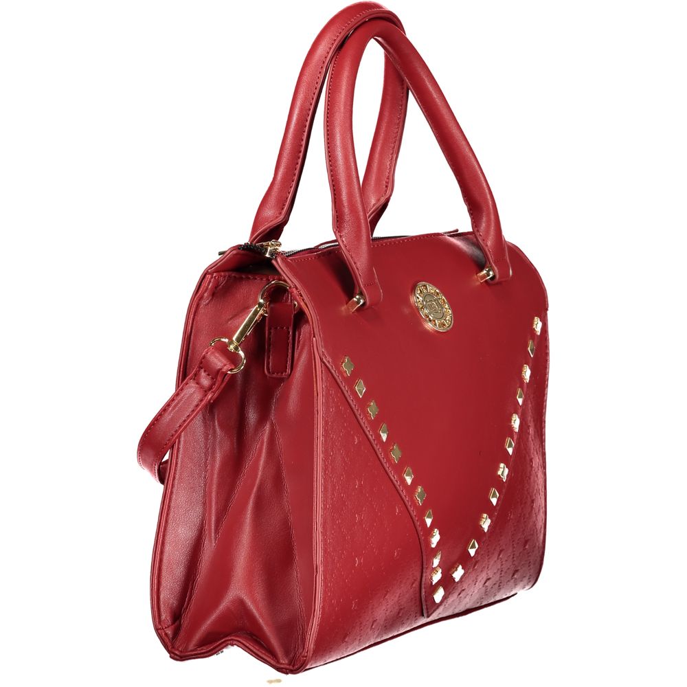 Handbag by Laura Biagiotti for women in pvc red features a exquisite silhouette, showcasing a secure zipper and exquisite internal-pockets with versatile shoulder-strap, handle & adjustable-strap for a exquisite finish.
